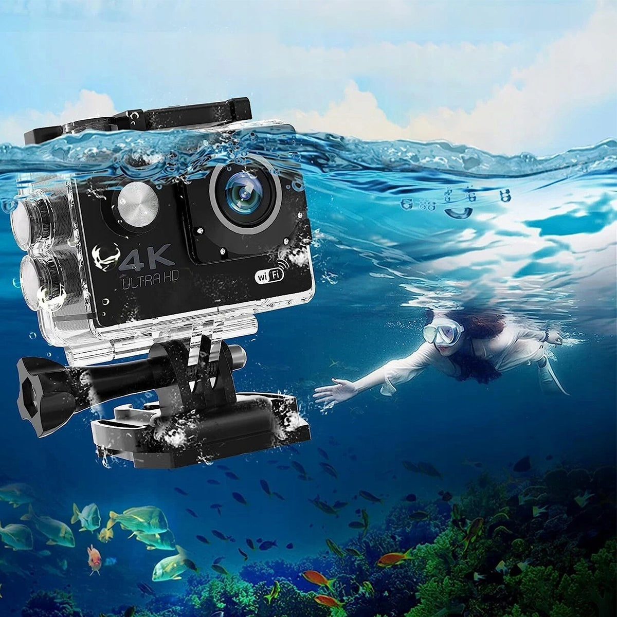 Sports Camera ULTRA HD 4K WIFI ActionCamera WATERPROOF 30M Packaging status original