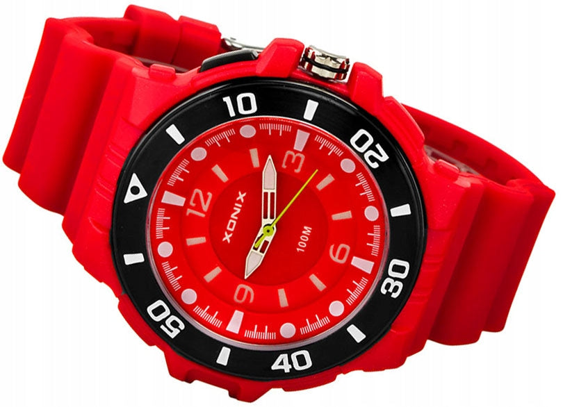 Sports Watch Red Men's Backlight Waterproof Analog Original
