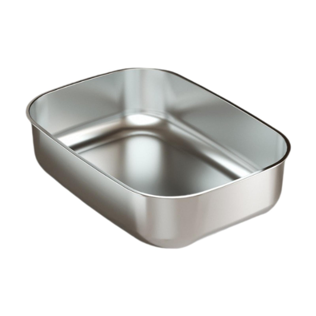 Stainless Steel Cat Litter Box Multipurpose High Sides Non Stick