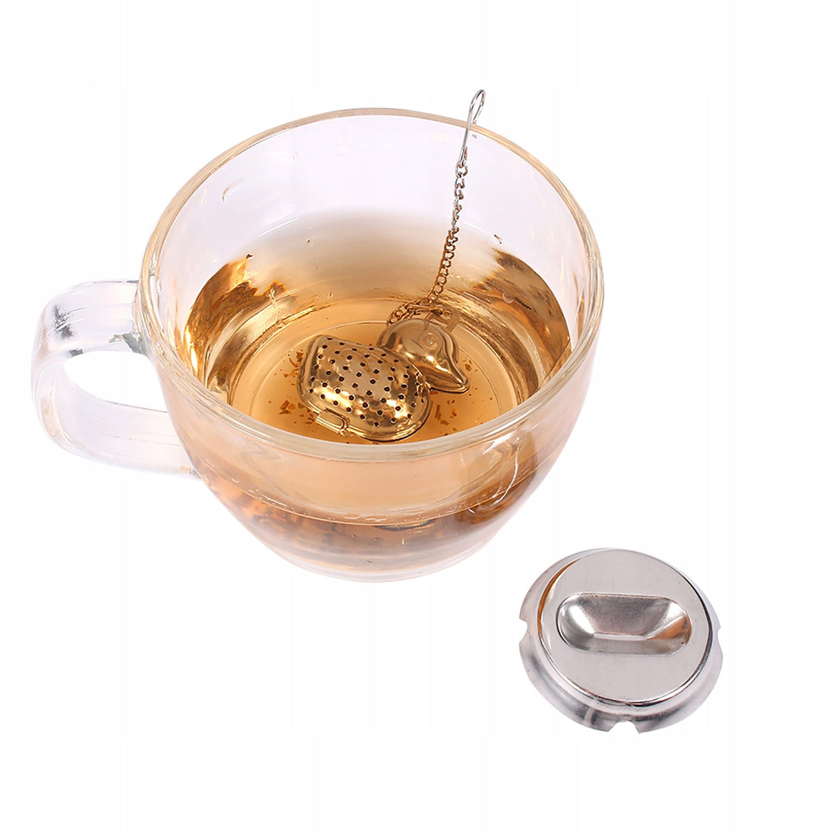 Stainless Steel Loose Tea Leaf Infuser, Ball V8