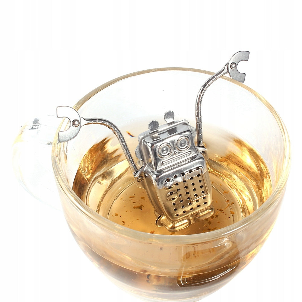 Stainless Steel Tea Leaf Maker, Ball Mesh Filter, dy