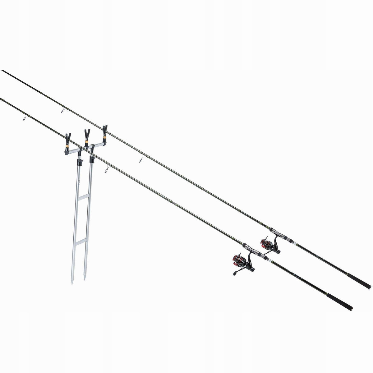 Stand Jaxon with Buzzbar for 3 rods Manufacturer code PZ-RPD101