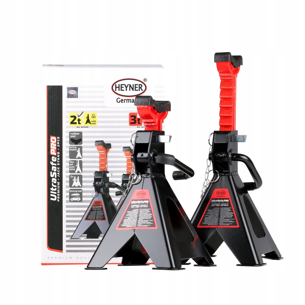 Stand, mare HEYNER UltraSafe PRO 2 t-2 pcs.