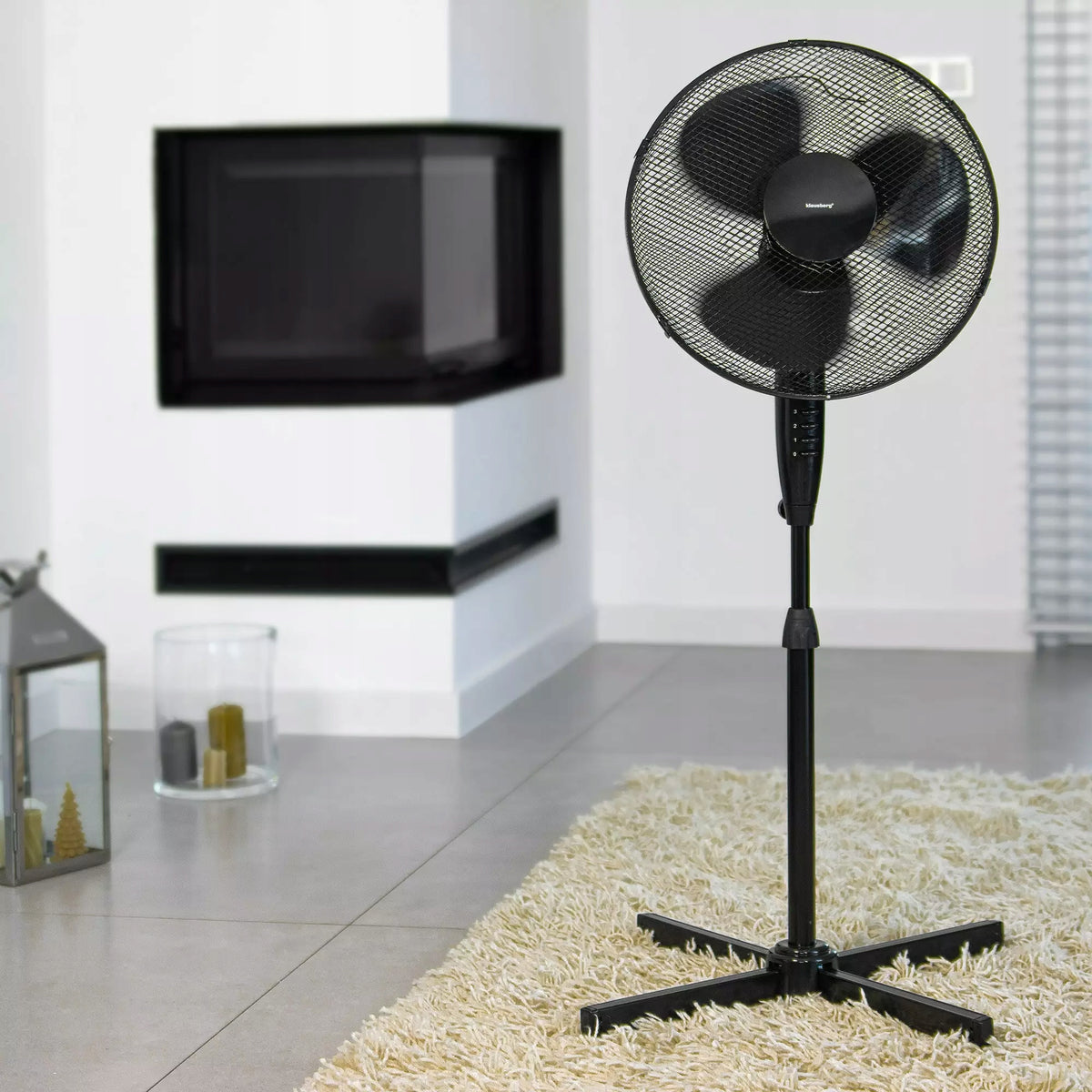 Standing fan, 50W,black Klausberg Manufacturer code KB-7472