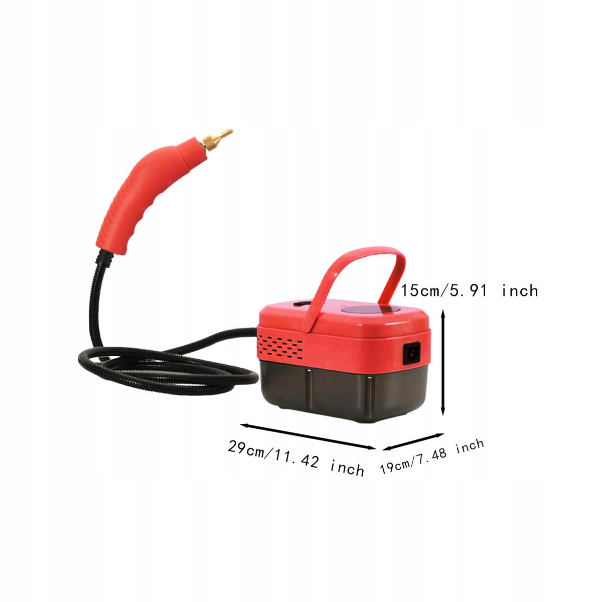 Steam Cleaner Steam Cleaning Machine Sturdy Portable Easy Use Multiuse Red Packaging status original