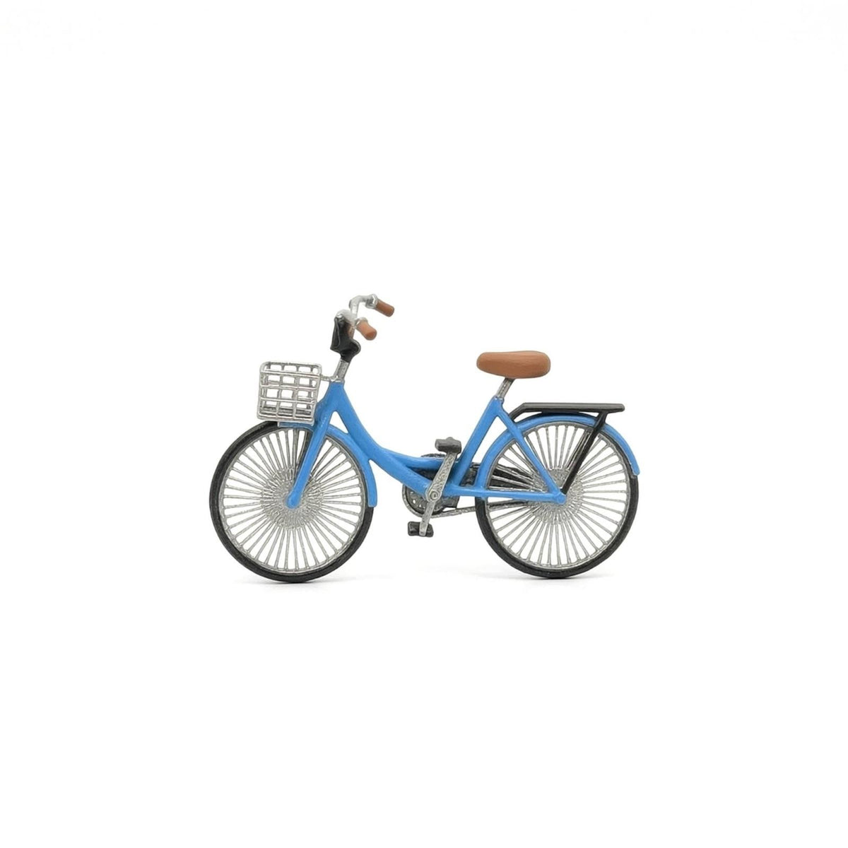 Step Through Two Wheeler Model Detailed 1/64 Scale Two Wheeler Blue