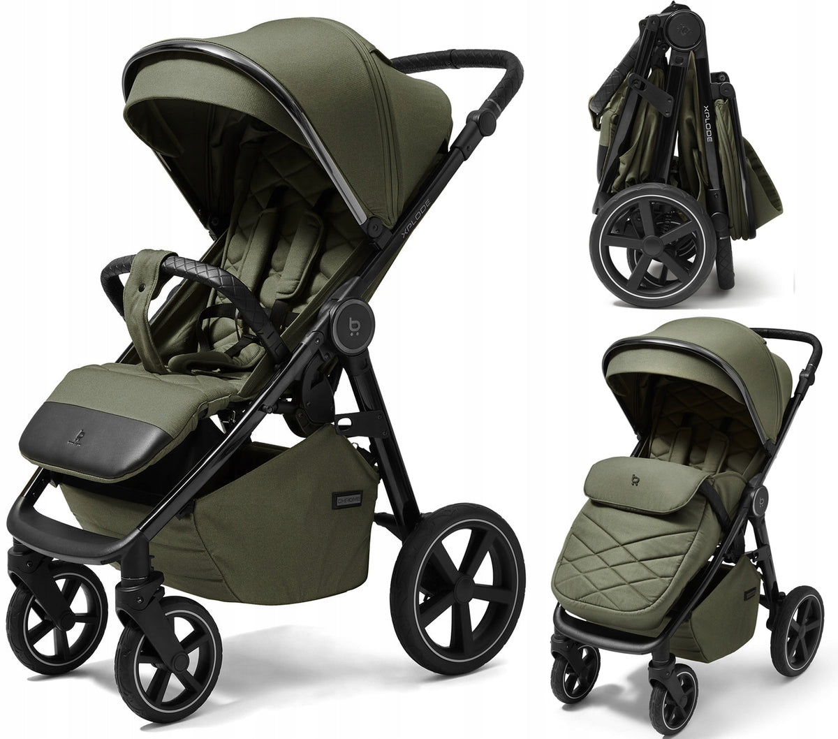 Stroller 4BABY Xplode Aluminum Folding Flat