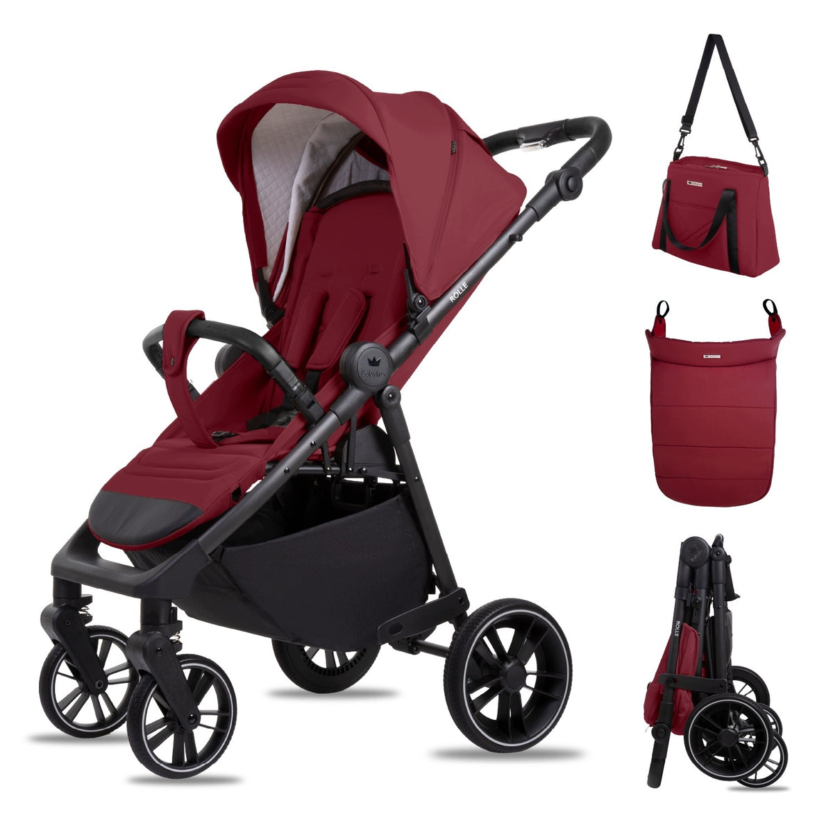 Stroller BabyLux ROLLE Lightweight Urban Stroller Folding Accessories