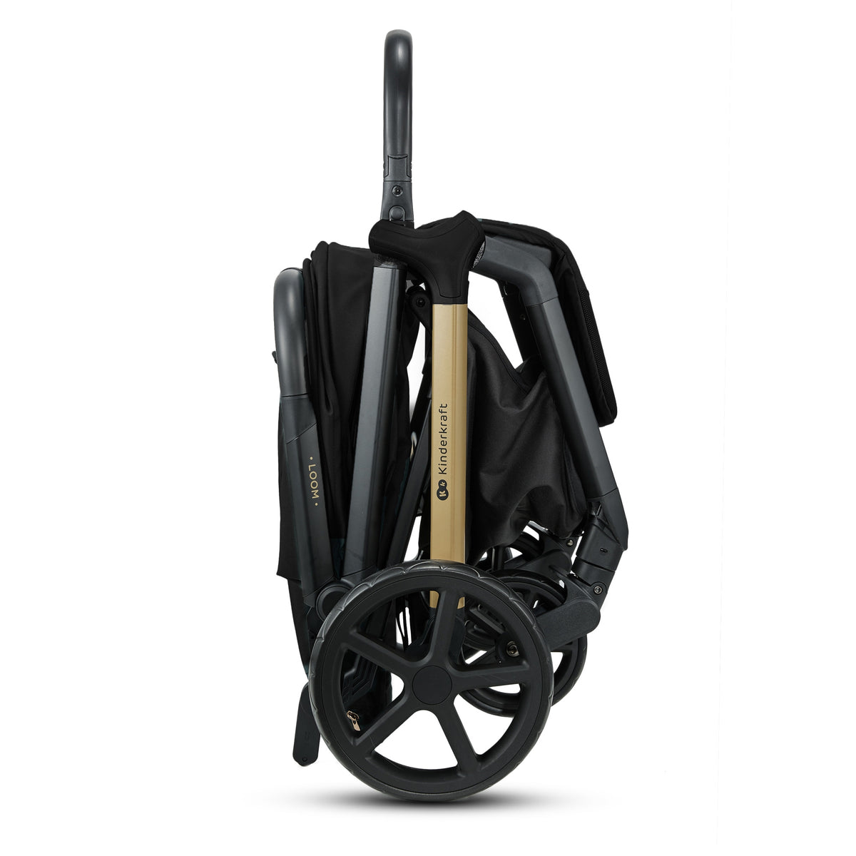 Stroller Kinderkraft LOOM black aluminum automatic folding Manufacturer code 5902533926367