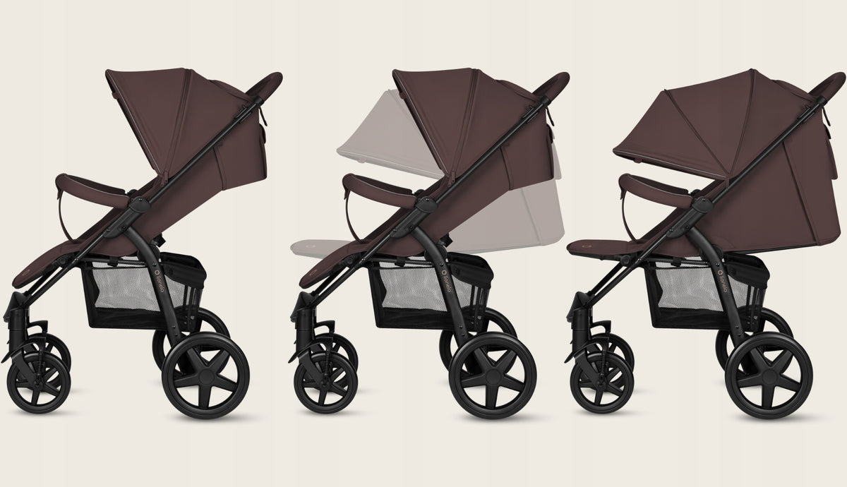 Stroller LIONELO Annet Plus Brown Chocolate Manufacturer code LO-ANNET PLUS BROWN CHOCOLATE