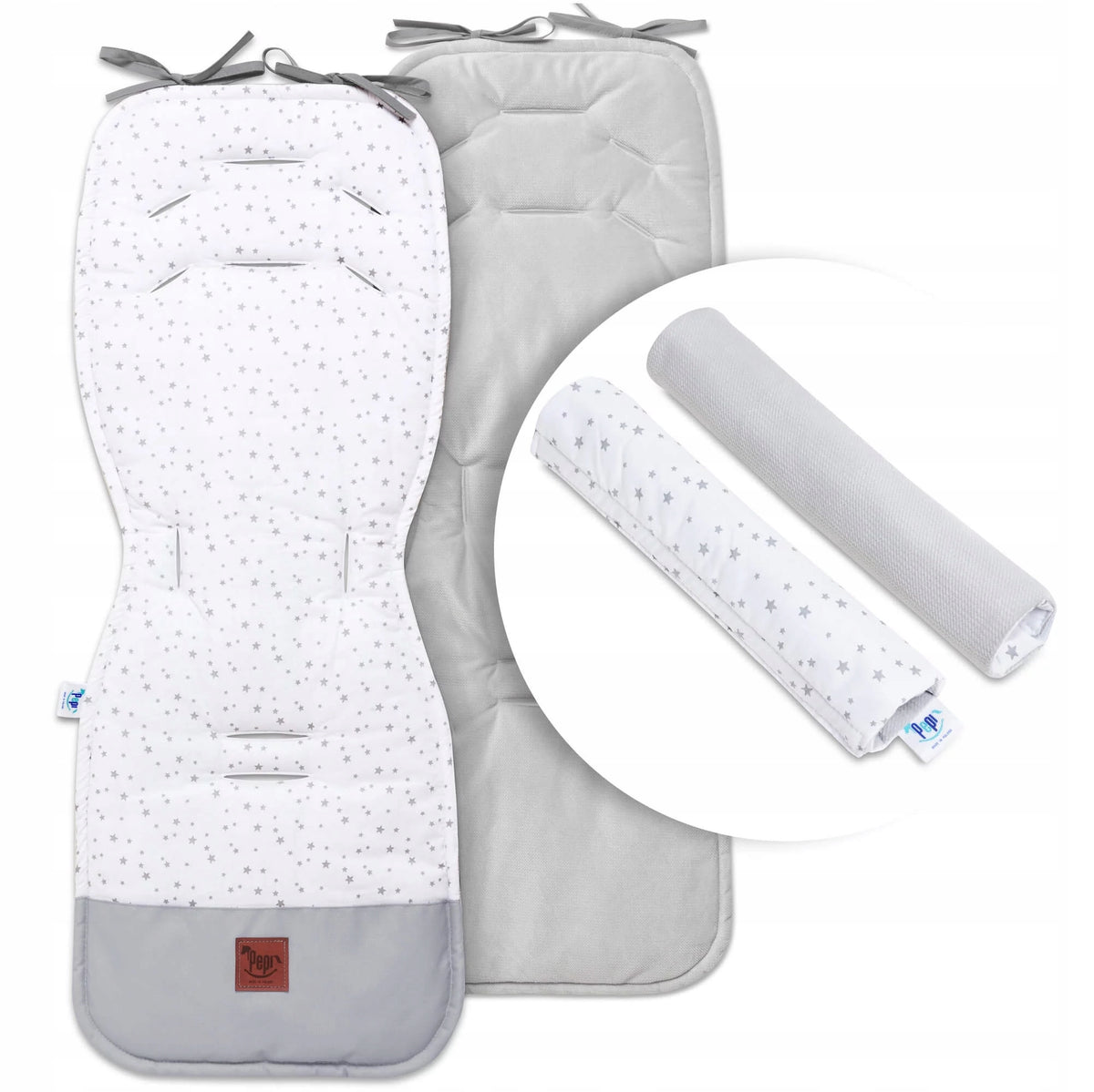Stroller insert with belt protectors Pepi