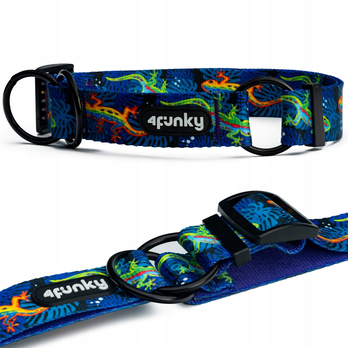 Strong Semi-Clamp Collar for Large Dog Adjustable size L – |Wild Gecko|