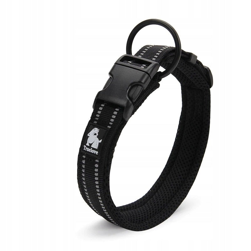 Strong reflective collar Truelove BLACK L