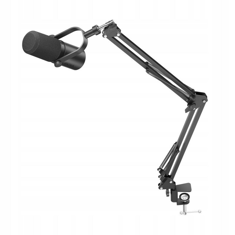 Studio Dynamic Wired Microphone with USB XLR Arm - Black