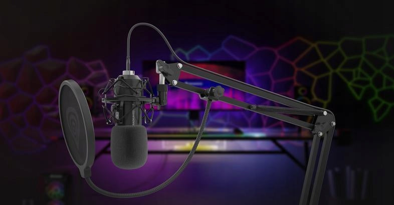 Studio Microphone GENESIS Radium 400 G2 USB Arm Black Packaging status original