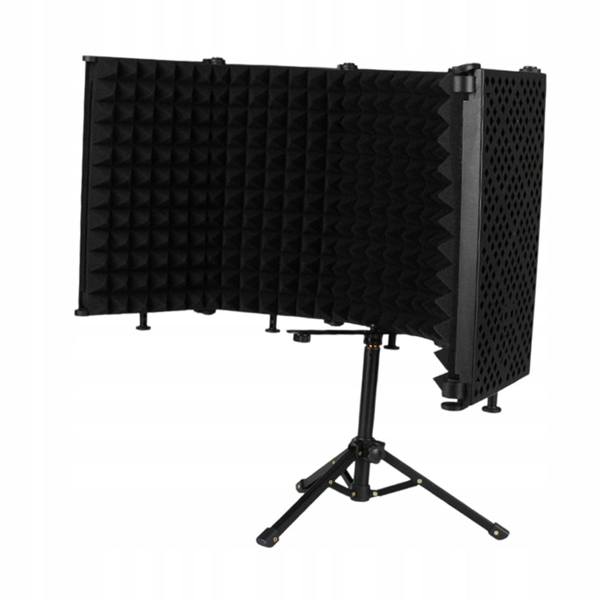Studio Recording Mic Isolation Shield Durability 69cmx25.5cm With Tripod