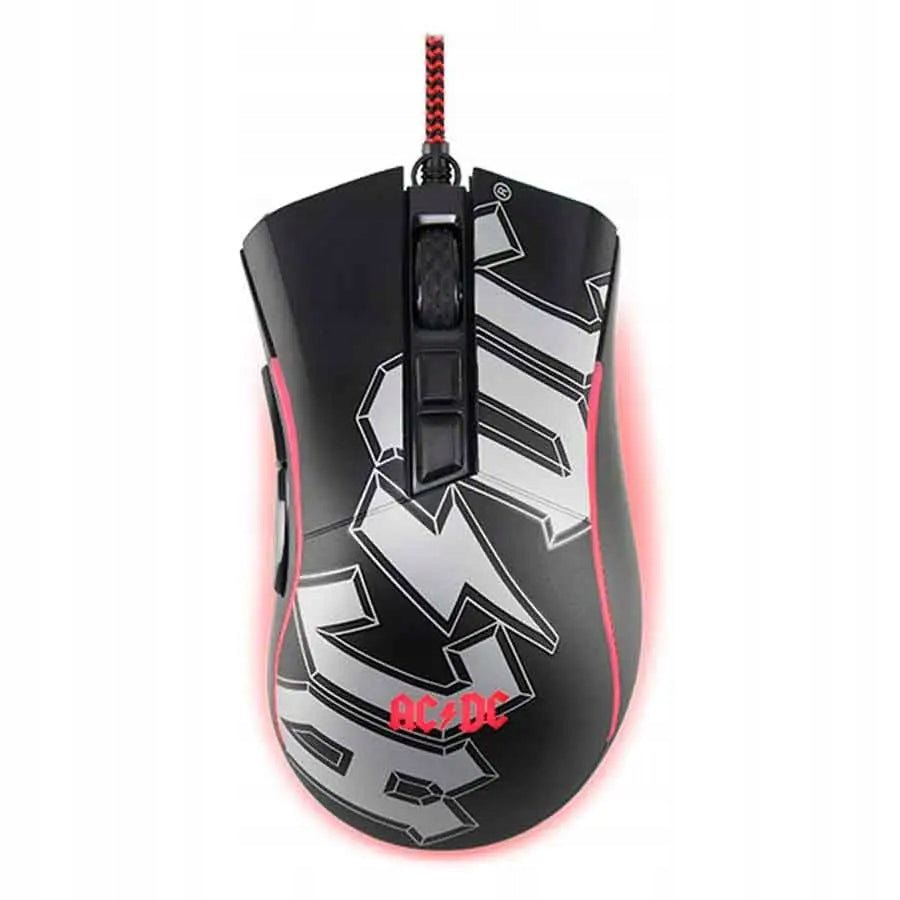 Subsonic AC/DC Wired RGB LED Gaming Mouse Packaging status original