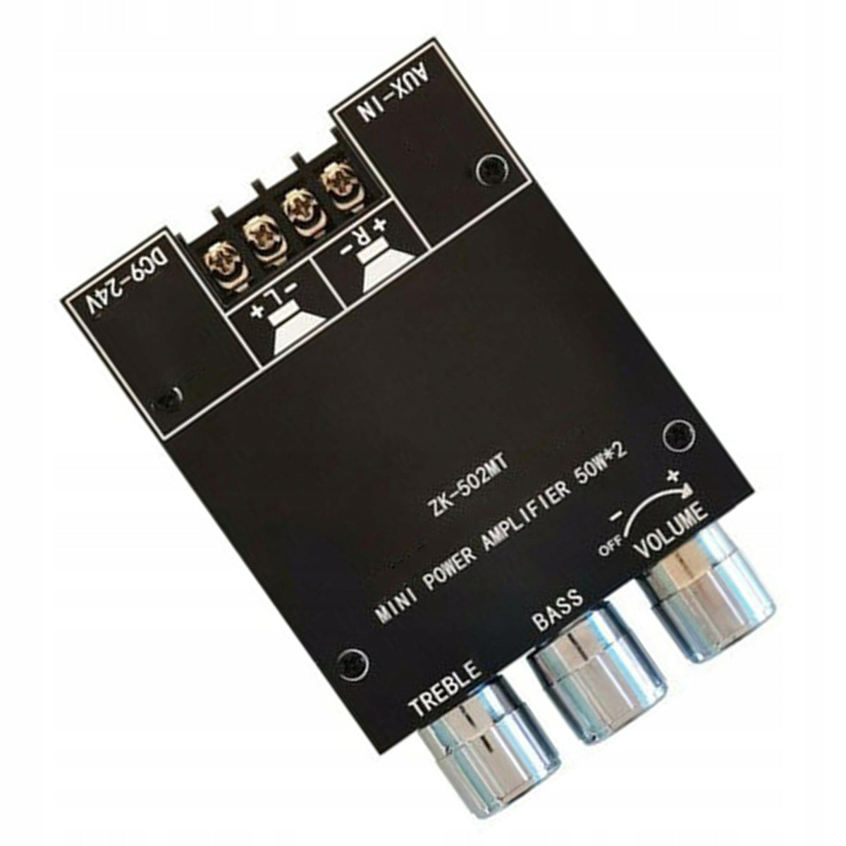 Subwoofer Amplifier Board 2.0 Module BT 5.0 Electronics Zk MT 2x50W Plastic