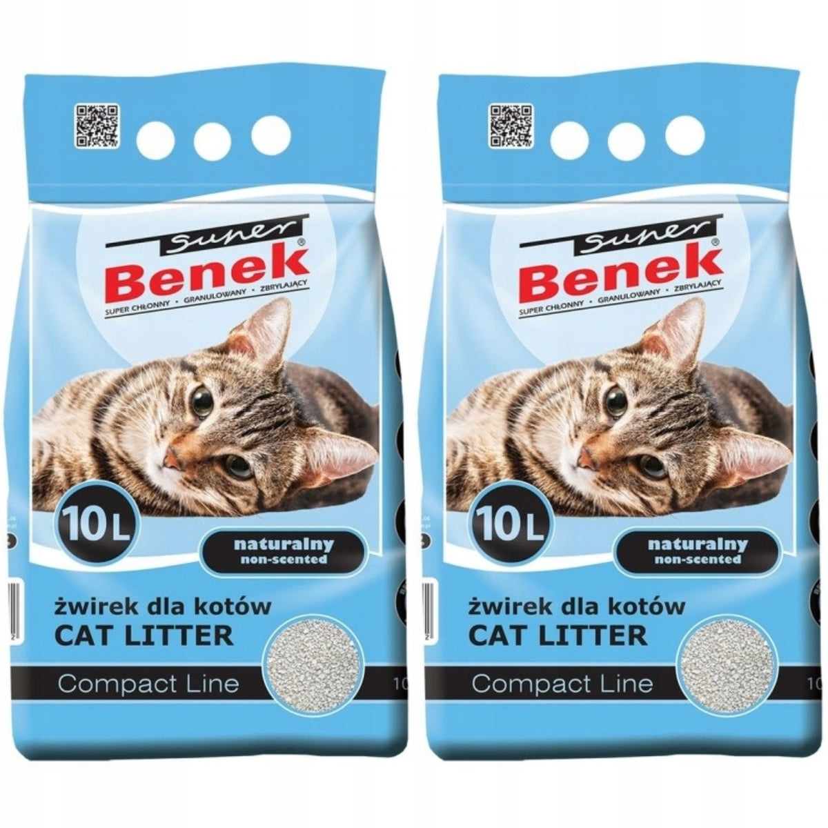 Super Benek Compact Natural 2x 10L
