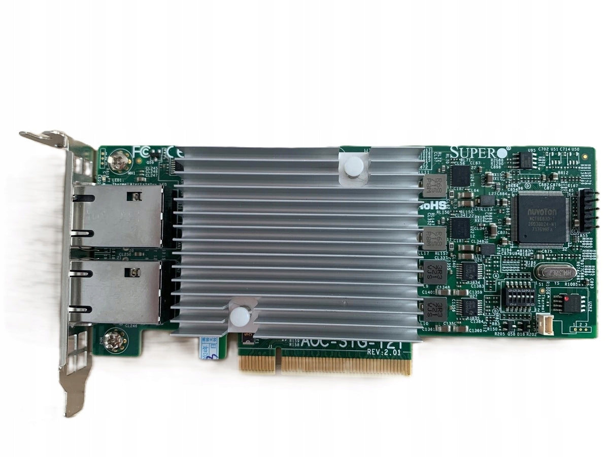 Supermicro AOC-STG-I2T rev. 2.01, 2 x 10GbE, PCI-e,