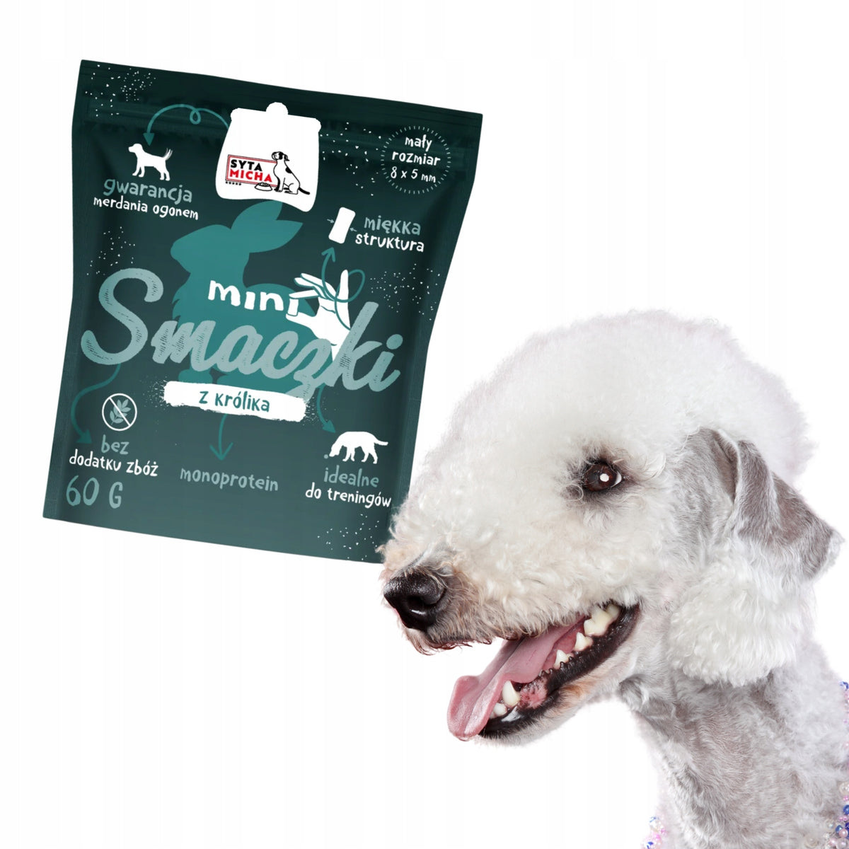 Syta Micha MINI Dried Rabbit Tastes for Training and Training 60g