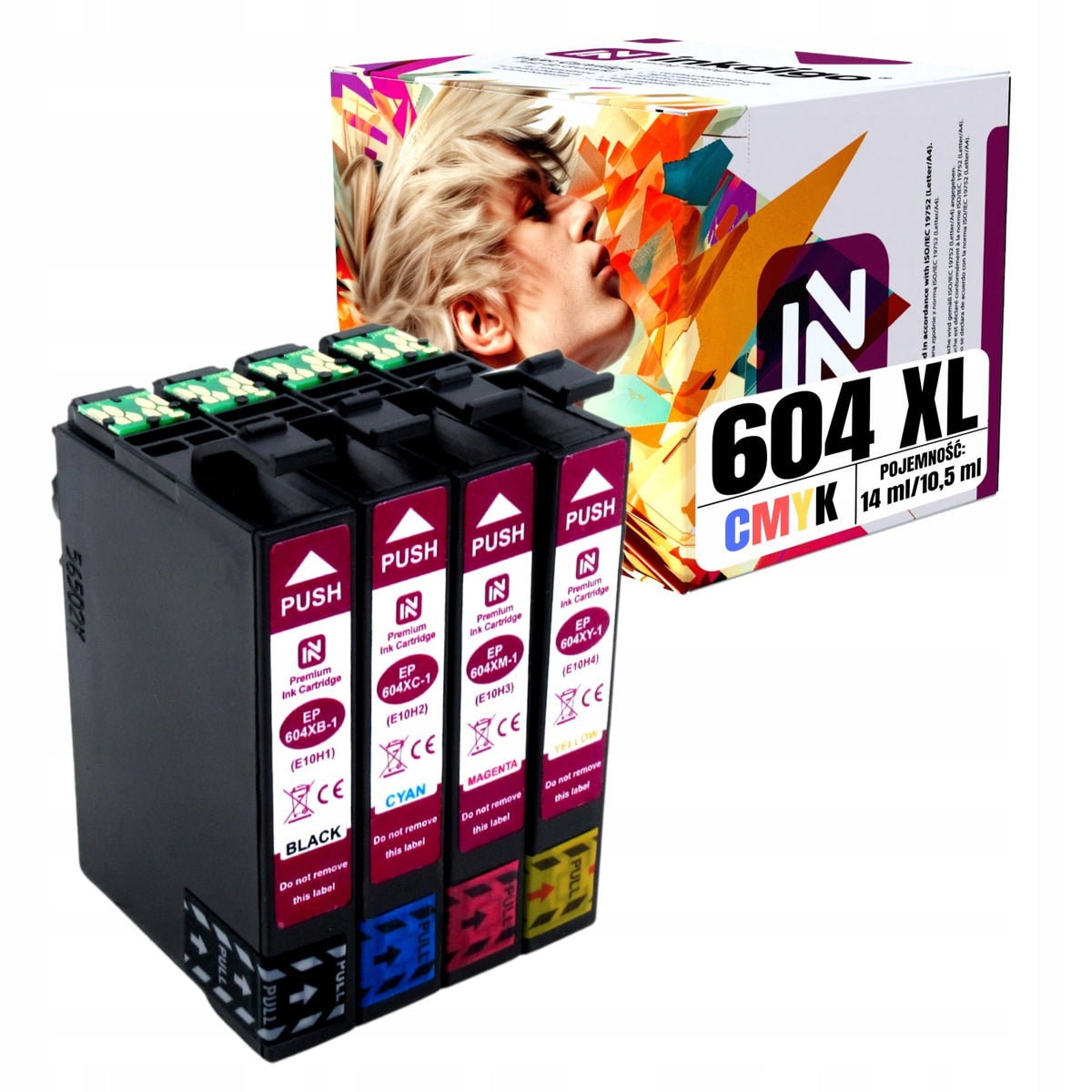 T604 XL - 4x INK cartridge for EPSON XP-4205 XP-3205 XP-2205 XP-4200 XP-3200 XP-2200