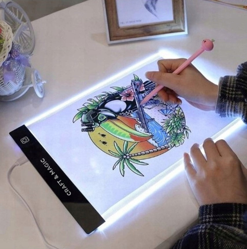 TABLET GRAPHIC BOARD BRIGHTPAD DRAWING BOARD LED A4