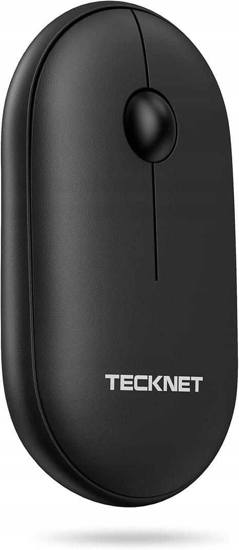 TECKNET Bluetooth Mouse + 2.4G Quiet 1600 DPI - Noise-Free Operation