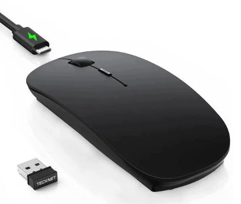 TECKNET TK-MS058 Bluetooth 5.2 2,4 GHz 4800 DPI USB-C Wireless Mouse