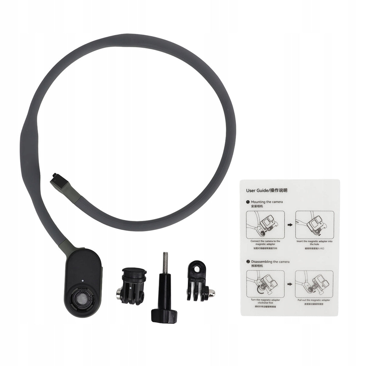 TELESIN MAGNETIC NECK HOLDER 360 DEGREE ROTATION NECKLACE WITH YH