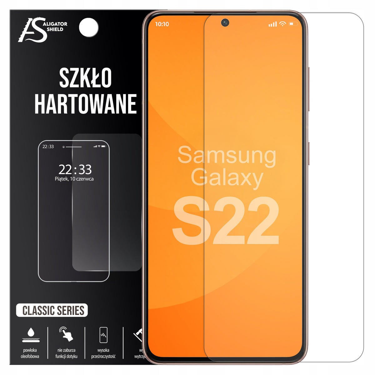 TEMPERED GLASS FOR SAMSUNG GALAXY S22 GLASS FOR 9H SCREEN