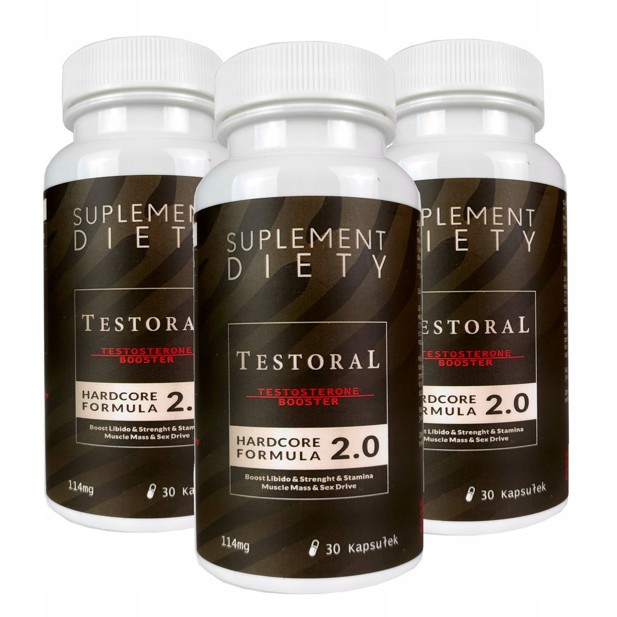 TESTOSTERONE FOR MASS LEGAL- Testoral x3 pack