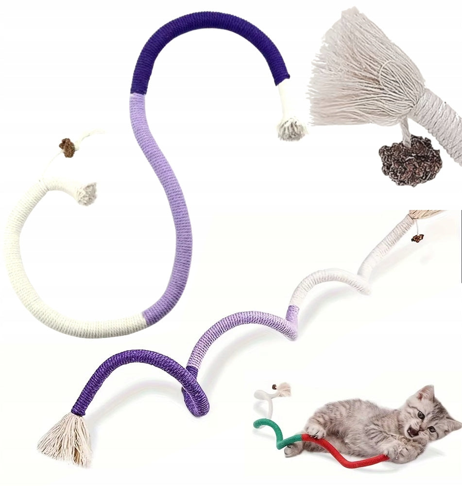 THICK STRING CAT HOSE TOY ROPE SCRATCHER MATATABI CATNIP ROPE