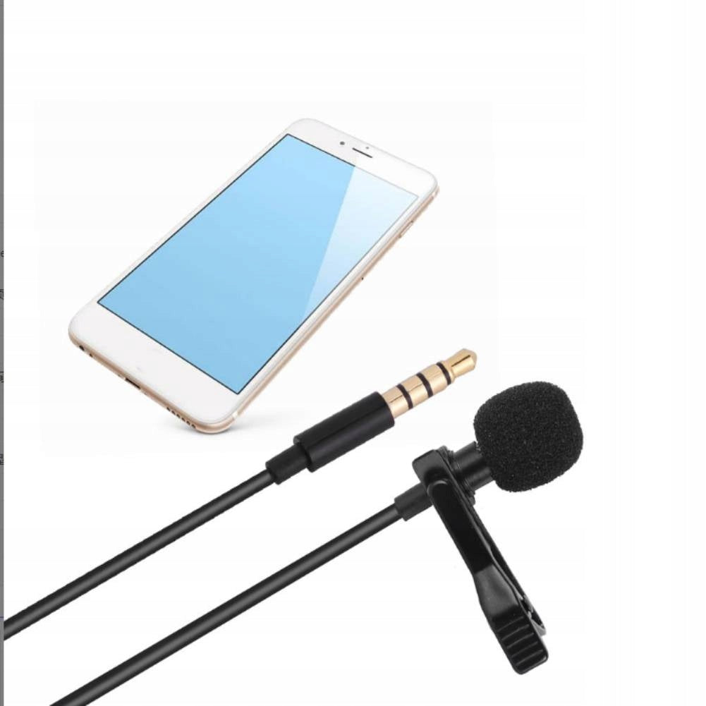 TIE MICROPHONE EXTERNAL JACK CLIP 3,5 MM FOR SMARTPHONE CAMERA Manufacturer code EY-510A