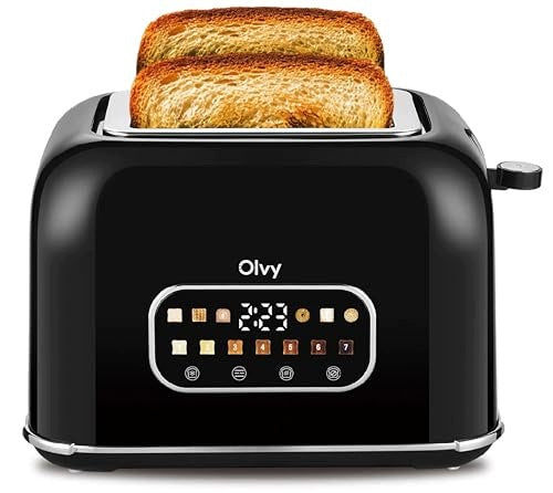 TOASTER FOR 2 SLICES LCD TIMER FOR BREAD THICK BAGELS GIFT FOR HOME Brand no brand
