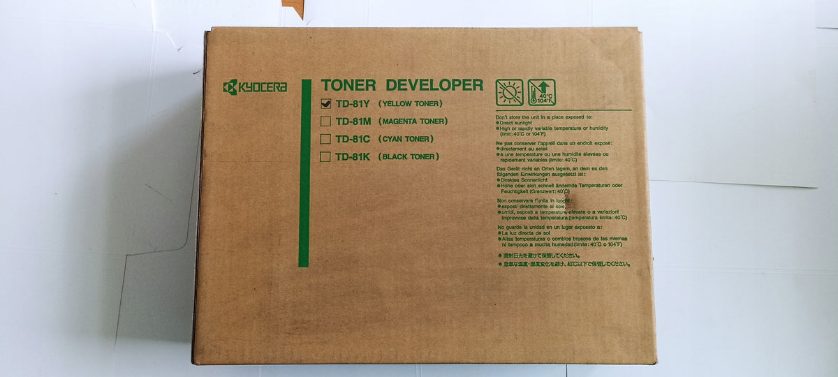 TONER DEVELOPER KYOCERA ORIGINAL TD-81Y