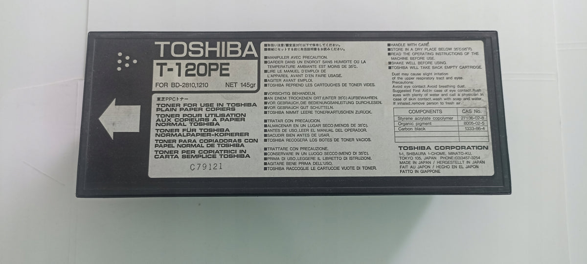 TONER TOSHIBA T-120PE ORIGINAL