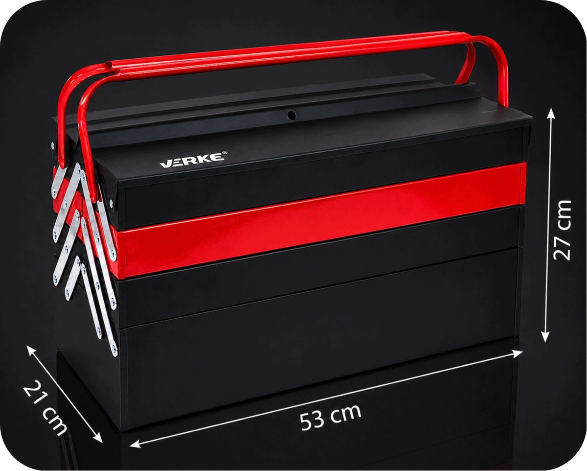 TOOL BOX METAL TOOL BOX FOLD-OUT ORGANIZER Packaging status original