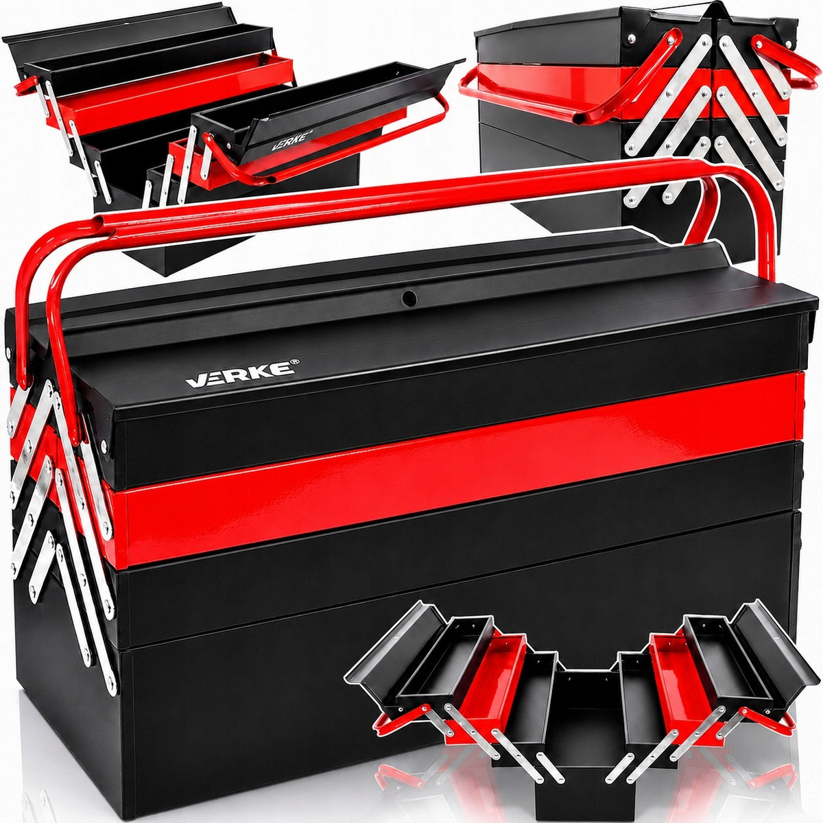 TOOL BOX METAL TOOL BOX FOLD-OUT ORGANIZER