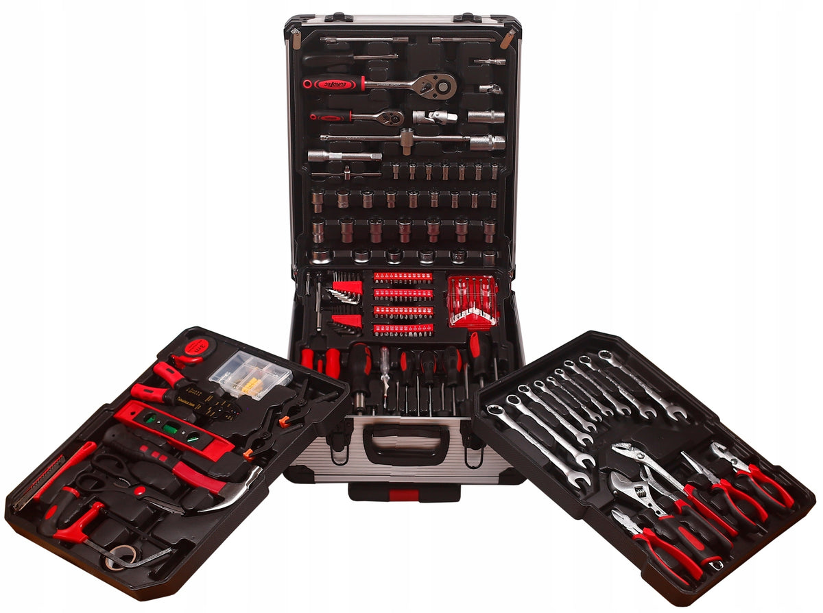 TOOL CASE WRENCH TOOL SET 300 ELEMENTS BIT CAPS STRONG Packaging status original