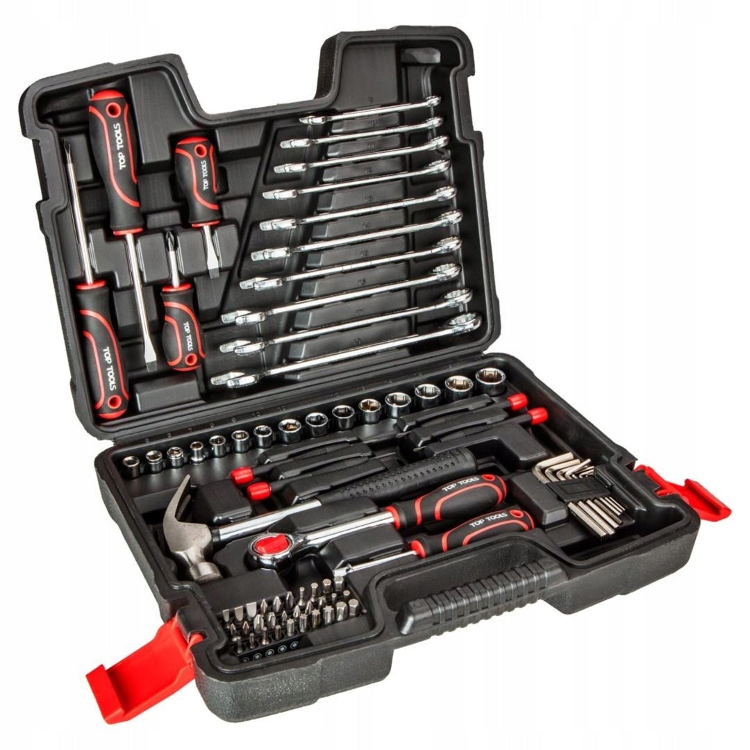 TOOL SET 1/4, 3/8 73 pcs TOP TOOLS 38D500