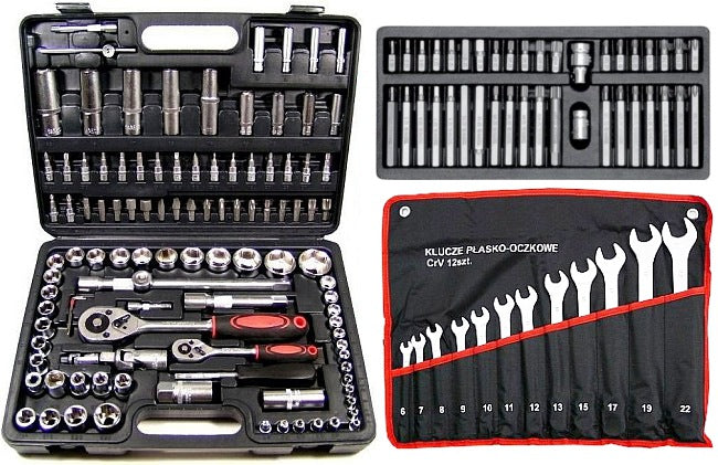 TOOL SET SOCKET WRENCHES 160 PCS + YATO