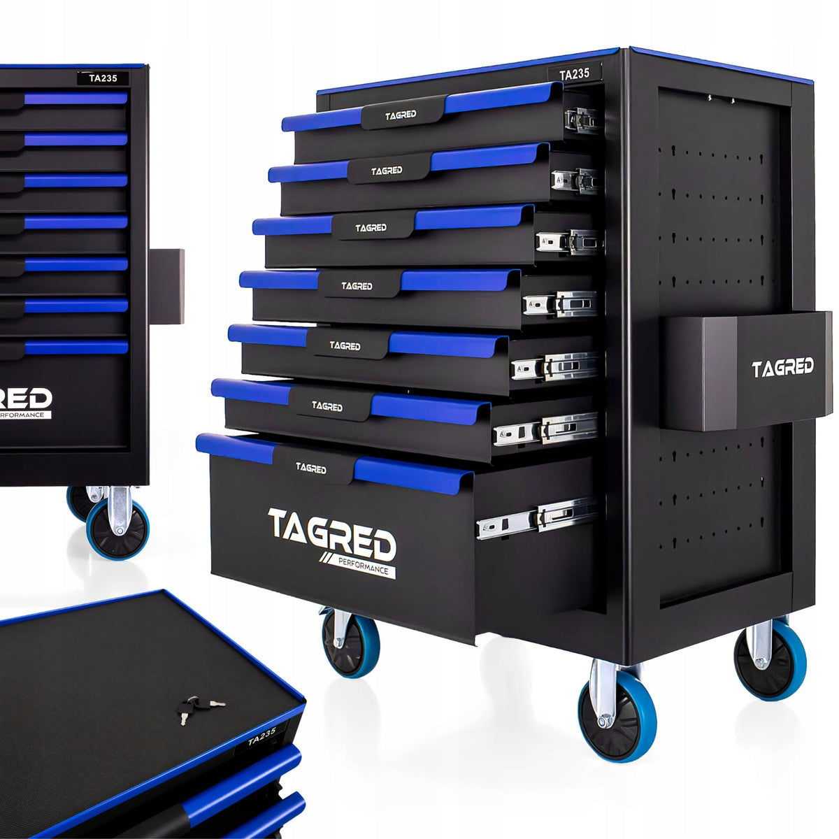 TOOL WORKSHOP CABINET 7 DRAWERS SERVICE TROLLEY FOR WORKSHOP