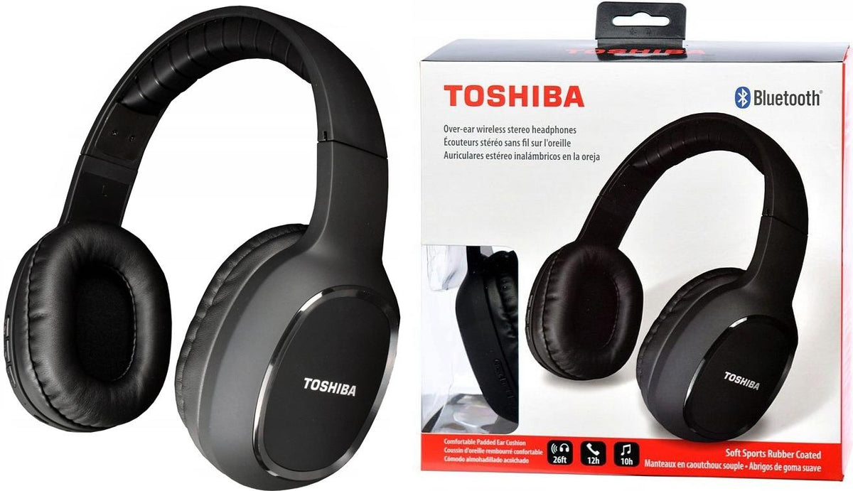 TOSHIBA BT160H BT BLUETOOTH WIRELESS OVER-EAR HEADPHONES Brand Toshiba