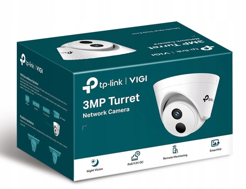 TP-LINK VIGI C400HP Turret Network Camera, 3MP, 2.8mm