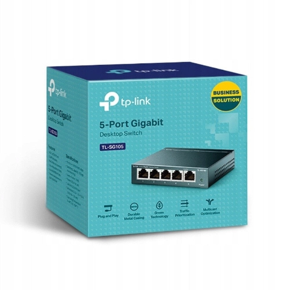TP-Link - TL-SG105 - 5-Port Gigabit Desktop Switch
