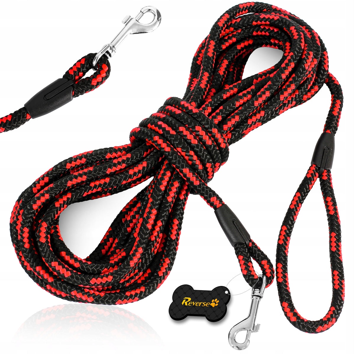 TRAINING LEASH with ROPE for Dog STRONG THICK 5m