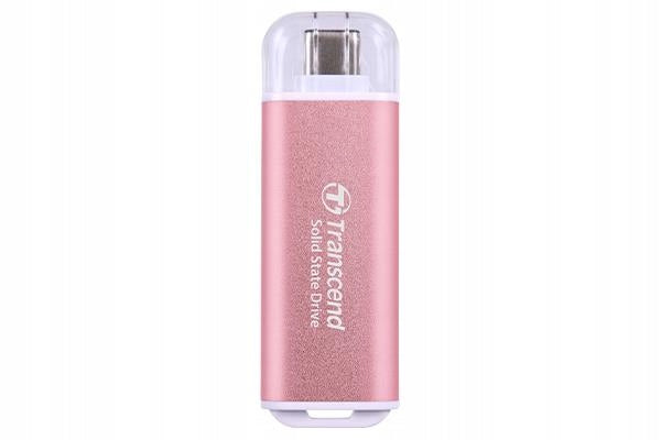 TRANSCEND ESD300P 1TB external USB 10Gbps Type C SSD pink