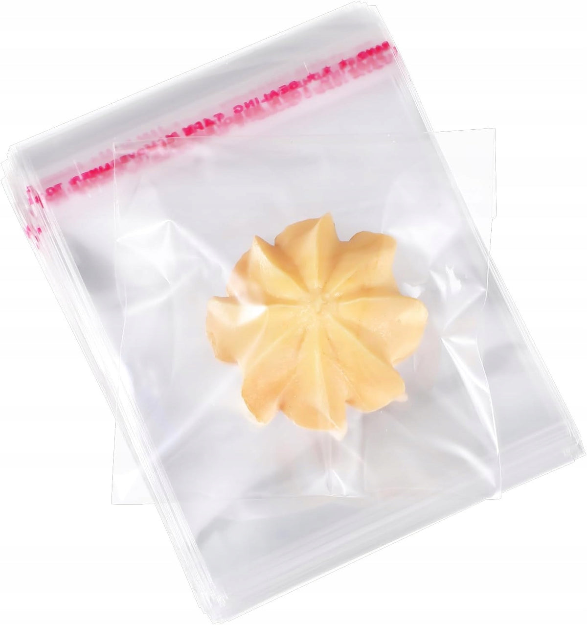 TRANSPARENT BAGS WITH OPP SELF-ADHESIVE 10X8 CM 200 PCS