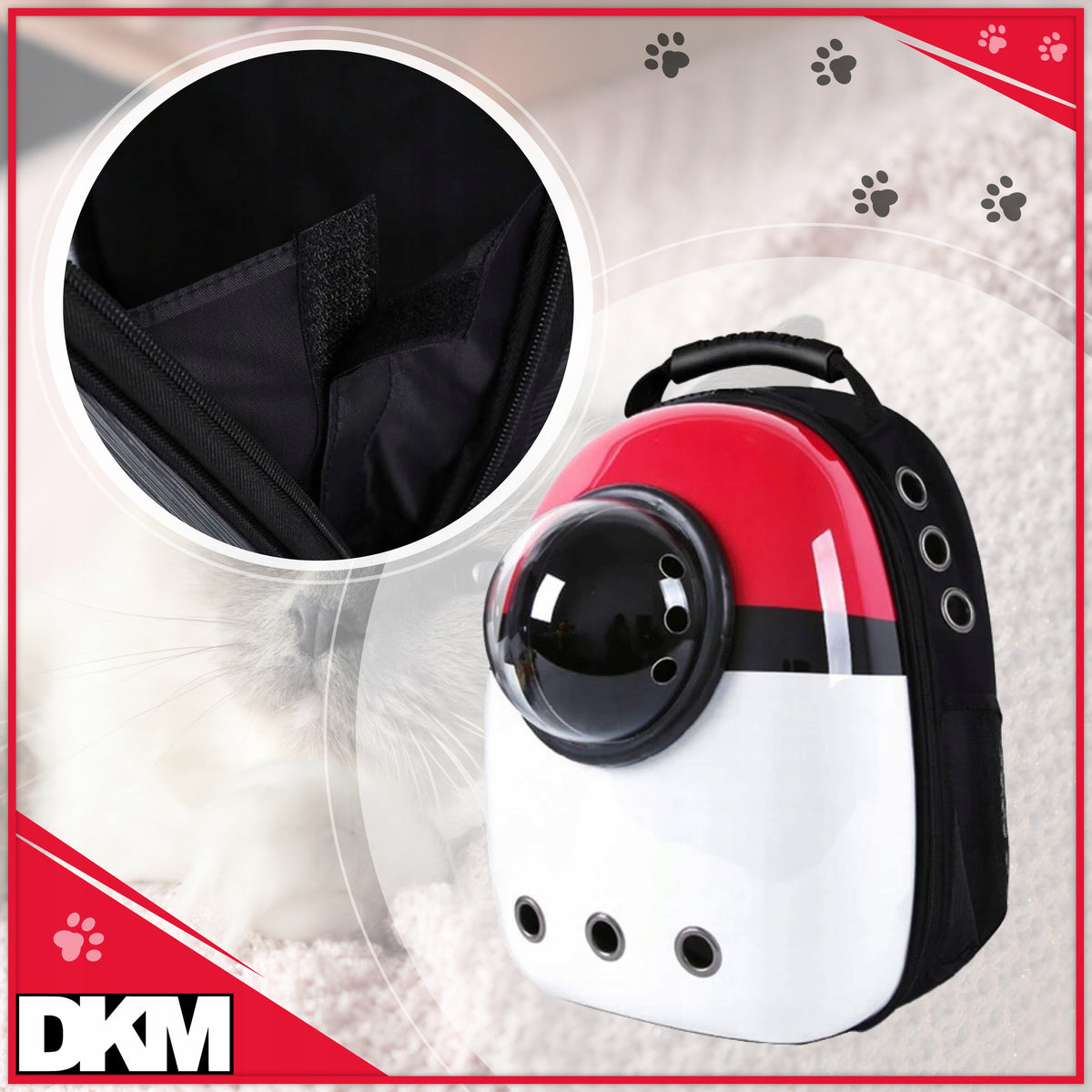 TRANSPORTER BACKPACK CAT BAG DOG SPACE POKEMO Brand DKM